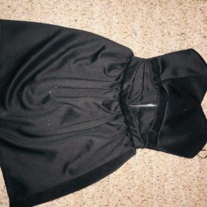 Strapless Black Dress
